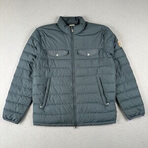 Fjallraven Greenland Down Liner Jacket Men's Large Green Insulated 87126 Puffer